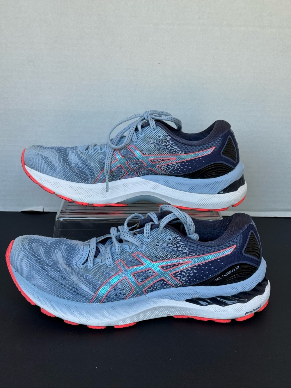 Women's Size  9 -ASICS Gel Nimbus 23 Athletic Running Shoes Blue